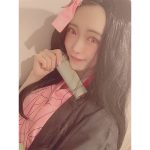 NGT48 中井りか、『鬼滅の刃』竈門禰豆子コスプレに「すごいクオリティ」「完全に禰豆子」と反響
