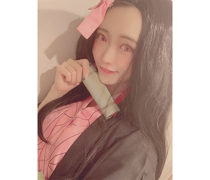 NGT48 中井りか、『鬼滅の刃』竈門禰豆子コスプレに「すごいクオリティ」「完全に禰豆子」と反響