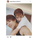 杉浦太陽、辻希美との仲良しおんぶショット公開