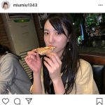 AKB48 下尾みうがお食事ショットを公開！「めっちゃ可愛い」「美味しそう〜」