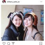 斎藤ちはるアナウンサー、下村彩里アナウンサーと昨年訪れたディズニー2ショットを公開「早く日常が戻りますように」