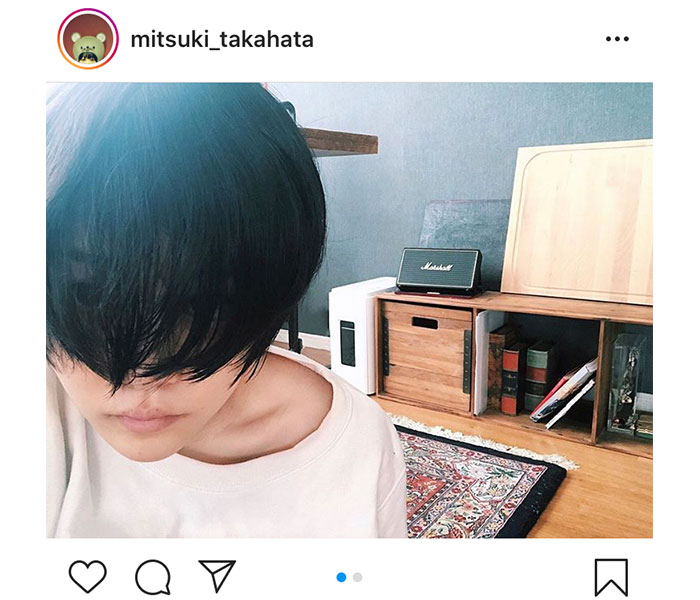 高畑充希、まるで『デスノート』の“L”風イケメンショット公開「Lに見えます」「デスノートの時の松山君的な」