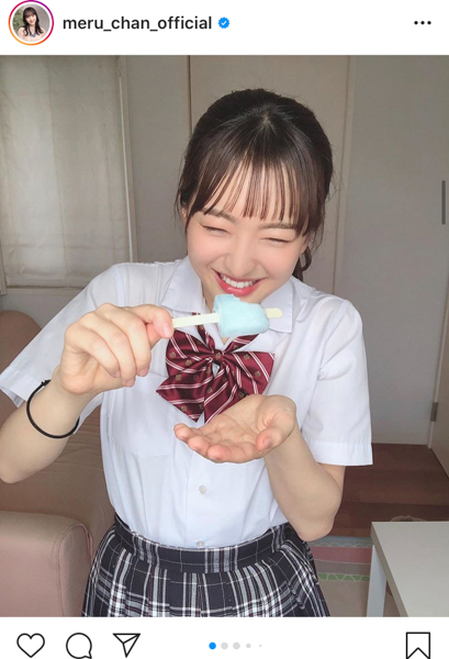 HKT48 田島芽瑠が夏服制服と共に青春の妄想シチュエーションを大公開！「こんな青春見て見たかった」