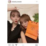 江野沢愛美、前田希美の誕生日をお祝い！「ホッコリなツーショット」「ピチレモン思い出します〜」