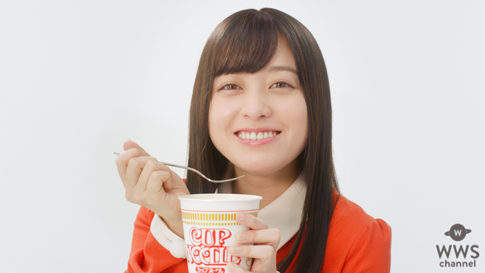 橋本環奈、カップヌードルの美味しさを満面の笑顔で届ける！