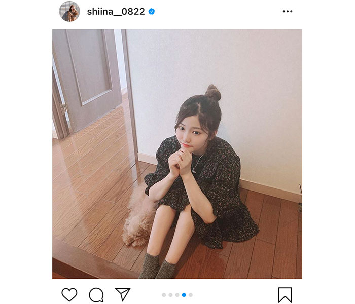 SKE48 平田詩奈、自宅でのミニワンピコーデを紹介「スタイル良すぎ」「可愛いが溢れてます」