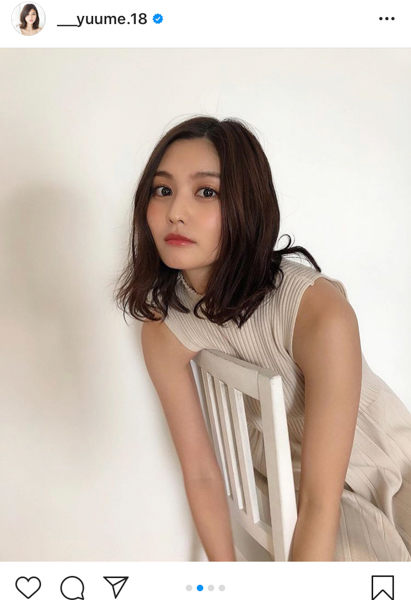 林ゆめ、谷間が美しいキャミソール姿に「最高すぎます」「すっごく似合ってます」の声