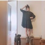 SKE48 平田詩奈、自宅でのミニワンピコーデを紹介「スタイル良すぎ」「可愛いが溢れてます」