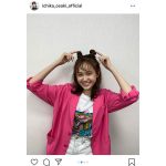 尾碕真花の「ツノヘア」ショットに「待ってましたー！」「衣装と髪型毎回楽しみです」と反響