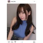 伊織もえ、「ノースリーブは好きですか？」巻き髪清楚系のお姉さんショットが話題