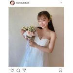 黒木ひかりがハタチの誕生日！ウェディングショットと共にファンへ感謝