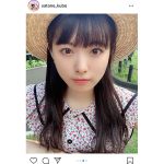 AKB48 久保怜音、麦わら帽子にワンピースで夏を先取り