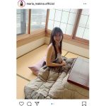 モー娘。牧野真莉愛、コタツでくつろぐ「ヤンマガ」オフショットに「可愛すぎてため息出た」