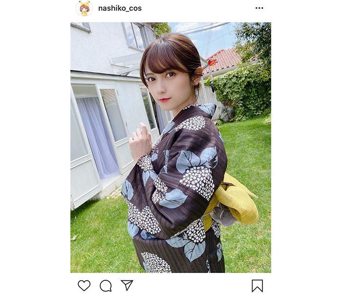 桃月なしこ、浴衣オフショット公開に「凛々しくて可愛い」「花火観に行けたら最高」と反響も