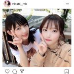 #ババババンビ 水湊みお＆岸みゆの「バンビポーズ」2ショットに「姉妹みたい」「俺の最強コンビ」と反響