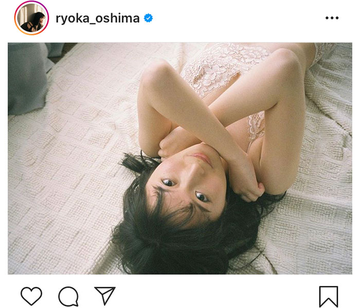大島涼花、久しぶりのグラビアを「週プレ」で披露「メイクも衣装も好みでした」