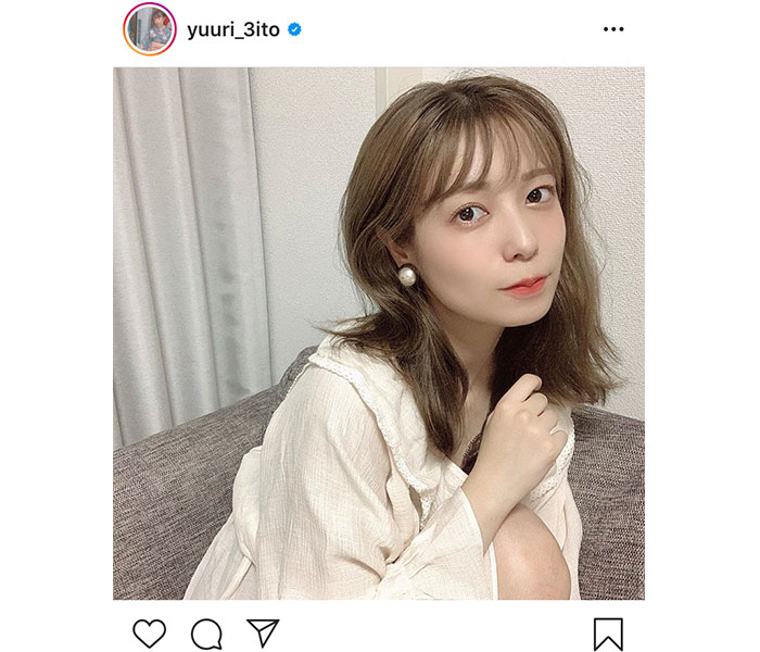 元乃木坂46 斉藤優里、艶やかな深夜インスタに「色っぽいし艶っぽくて・・・」「寝れなくなっちゃう」と絶賛
