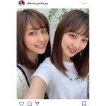 斎藤ちはるアナ、ミスコングランプリの妹まりなと美人姉妹ショットを公開！「そっくりですね」「清潔感あれてる」
