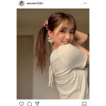 AKB48 下尾みう、片手で結んだ自然体なポニーテールに「久しぶりの投稿でめちゃかわいい」と反響