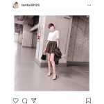 トリンドル玲奈の透き通る美脚に「トリちゃん足長〜」「美の賜物」と絶賛