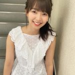 SKE48 高畑結希、爽やかな純白ノースリーブで夏を先取り！「はたごんE感じ」「また心盗まれました」