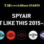 SPYAIR いよいよ今週末無観客有料生配信ライブ『SPYAIR、digital LIVE 2020.7.18』開催！ 新曲「INSIDE OF ME」デジタルリリースに加え、YouTubeにて5年分の”JUST LIKE THIS”を約12時間ぶっ通しプレミア公開決定！