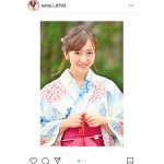 板野友美、今年初の浴衣ショットに反響！「和服美人」「凄く癒されました」