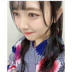STU48 石田千穂が今年初の浴衣姿を披露！「綺麗ですね」「夏祭り行きたい！」