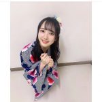 STU48 石田千穂が今年初の浴衣姿を披露！「綺麗ですね」「夏祭り行きたい！」