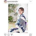 兒玉遥、清涼感に満ちた浴衣ショットを披露「癒される」「一瞬鼓動が止まった」