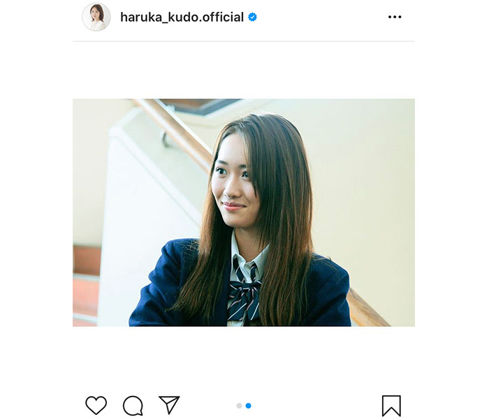 モー娘。OG・工藤遥が人生初のロングヘアで映画出演！「ロングのJK！！！」「最高にかわいいです」と反響も