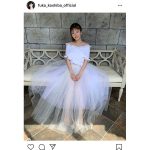 小芝風花、シースルーのドレスで番組告知！透ける美脚に釘付け「美しすぎる！！！」