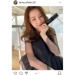 香里奈、フェイスシールド越しの美顏ショットに「素敵です」「香里奈さん何しても可愛い」と反響