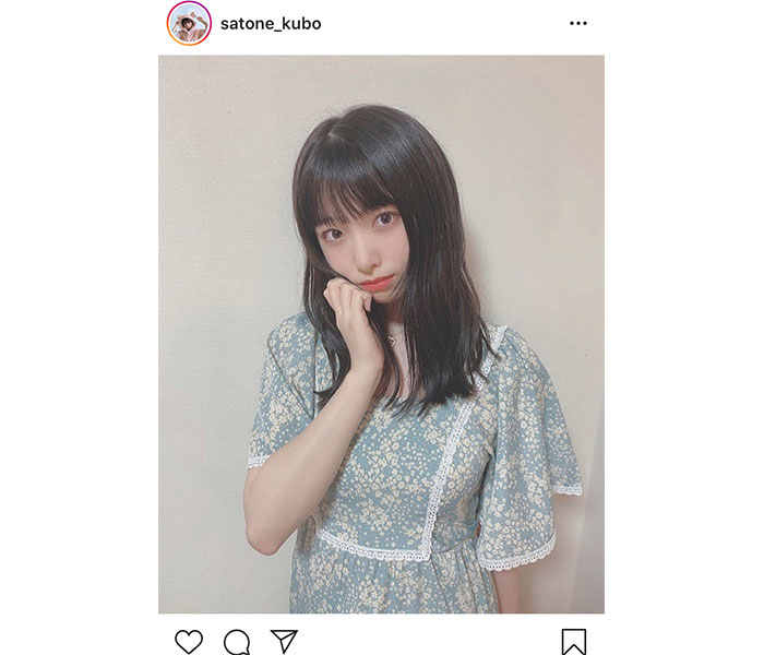 AKB48 久保怜音の私服ワンピース姿に可愛いの連鎖！「ほんと可愛いですもう！！天使」