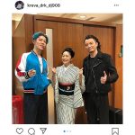 KREVAが石川さゆり、MIYAVIと『音楽の日』3ショット公開！出演後に分かった意外な共通点は？