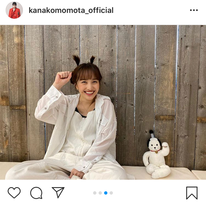 ももクロ 百田夏菜子、玉井詩織作の”ラビットヘア”に反響！「今日1の癒し」「なんでそんなに可愛いの？？」