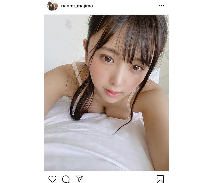 真島なおみの誘惑ボディに「セクシーすぎ」「胸元から目が離せません」