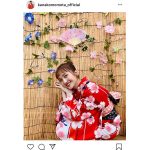 ももクロ 百田夏菜子、艶やかな“オン眉”浴衣ショットに「最高」「一緒に祭り行きてぇ」と絶賛の声