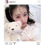 NMB48 村瀬紗英、高めツインテールの幸せショットに「美しくて可愛い」「この世で1番の反則です！」とファン悶絶