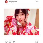 AKB48 馬嘉伶、織姫のような艶やか浴衣ショットと共に願い事「一日も早く平和な世界に戻りますように」