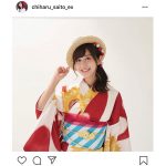 斎藤ちはるアナ、麦わら帽子と浴衣の組み合わせコーデを披露「新鮮な組み合わせですね」