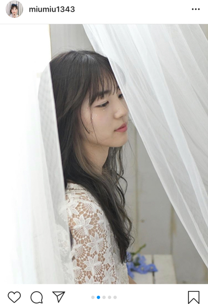 AKB48 下尾みうが光に浮かび上がる純白ポートレートを公開「本当に綺麗です」「惚れちゃうじゃないかー！！！」