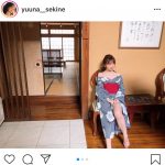 関根優那、温泉旅館でしっとり浴衣グラビアのオフショット公開！「いい感じにはだけてるので記念に」
