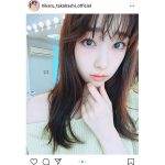 高橋ひかる、ワンショルダーのトップスで肩出し自撮り投稿！「めっちゃ可愛いです」「ひかるちゃん見ると元気でます」