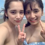 都丸紗也華＆都丸亜華梨が姉妹で初グラビア！群馬の奇跡！」「美人姉妹すぎる！」と話題に