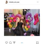 AAA 宇野実彩子が誕生日ドレスコーデを披露「本当に美人で素敵です」「シンデレラはドレスが似合いますね」