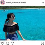 SUPER☆GiRLS 渡邉幸愛、海でのバカンスを振り返った過去ショット披露！「幸愛ちゃんはスタイルいいね！」「映え映えですなぁー」