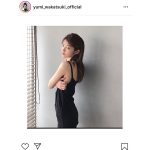 若月佑美、黒のタンクトップが強調する美肌ショット披露「お美しいです！若様」