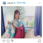 藤木由貴が袴姿を披露！「遅れてきた卒業式」