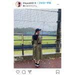 藤江れいな、雨の中エモーショナルなショットを公開「そろそろ、鎌スタいきたいな〜」